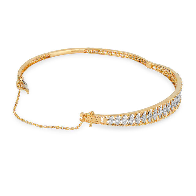 Tanishq 18KT Diamond Bangle for Women 2
