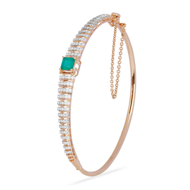 Tanishq 18KT Diamond Bangle for Women 3
