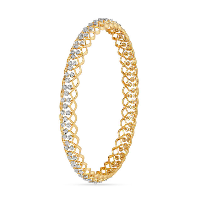 Tanishq 18KT Diamond Bangle for Women 2