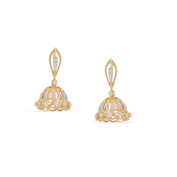 Tanishq 18KT Diamond Earrings for Women