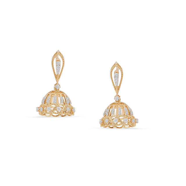 Tanishq 18KT Diamond Earrings for Women 