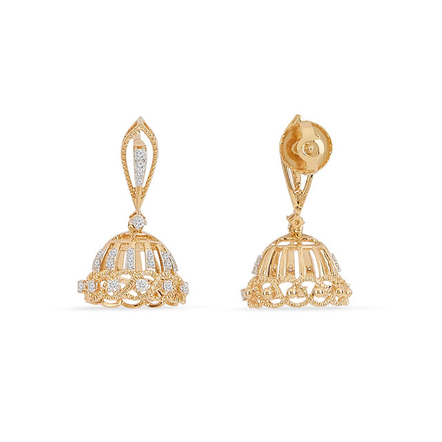 Tanishq 18KT Diamond Earrings for Women 3