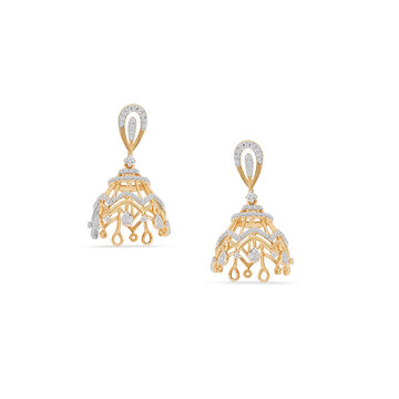 Tanishq 18KT Diamond Earrings for Women