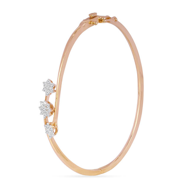 Tanishq 18KT Diamond Gold Bangle for Women 2