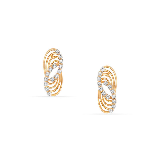 Tanishq 18KT Diamond Earrings for Women 