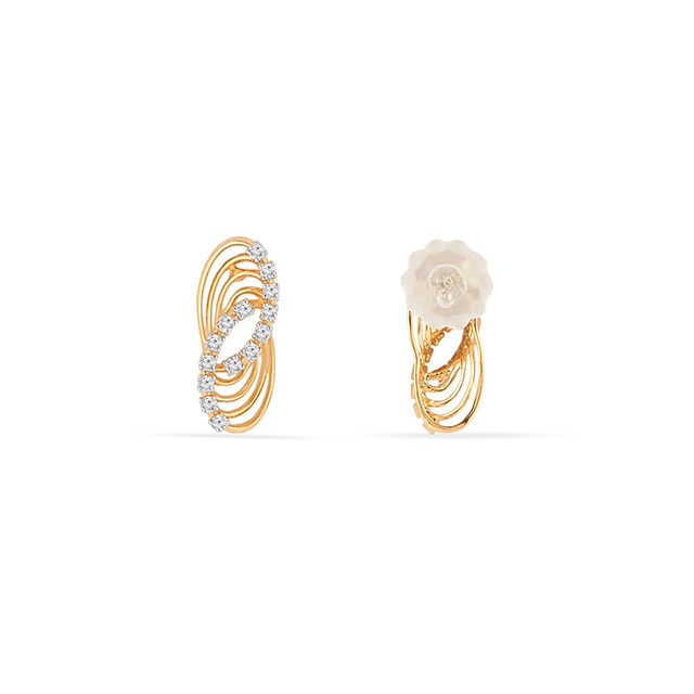 Tanishq 18KT Diamond Earrings for Women 3