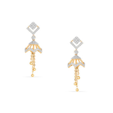 Tanishq 18KT Diamond Earrings for Women
