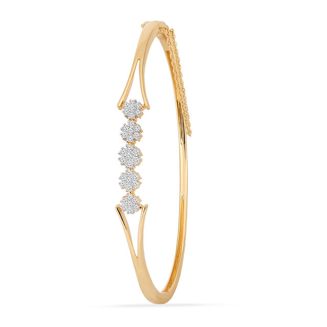 Tanishq 18KT Diamond Bangle for Women 2