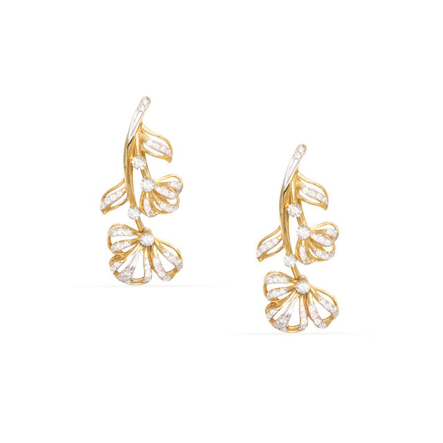 Tanishq 18KT Diamond Earrings 