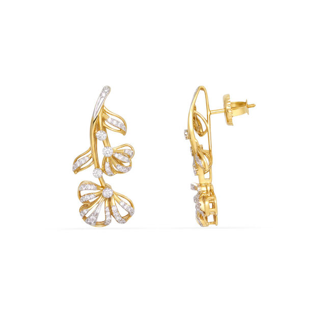 Tanishq 18KT Diamond Earrings 2