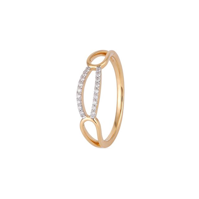 Tanishq 18KT Diamond Finger Ring 3