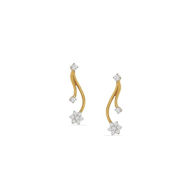 Tanishq 18KT Diamond Necklace Set 3