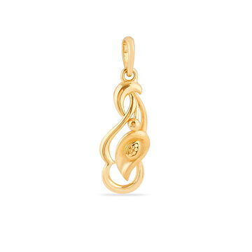 Tanishq 18KT Gold Pendant for Women