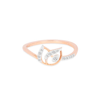 Tanishq 18KT Diamond Finger Ring for Women