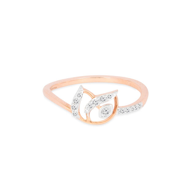 Tanishq 18KT Diamond Finger Ring for Women 