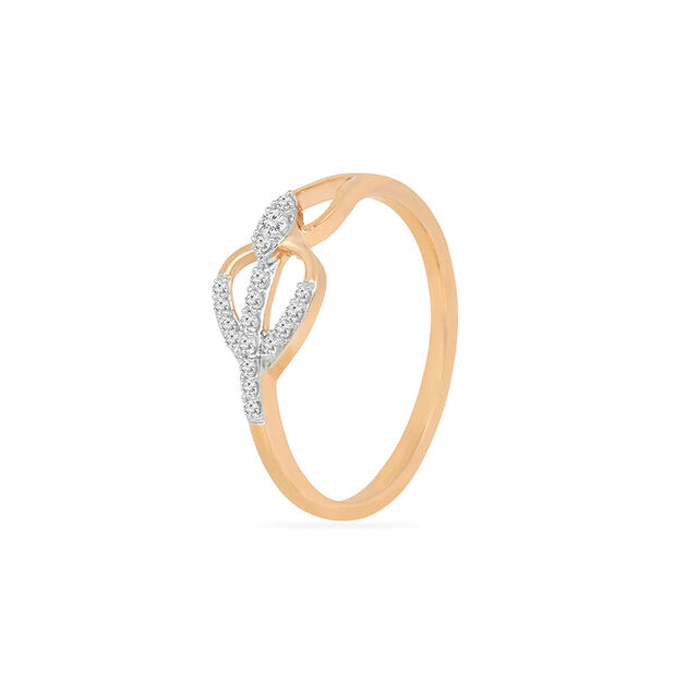 Tanishq 18KT Diamond Finger Ring for Women 2