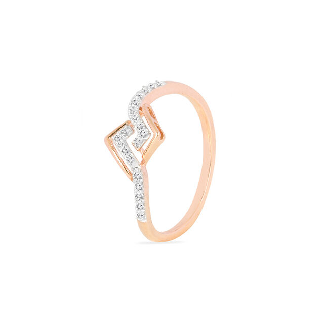 Tanishq 18KT Diamond Finger Ring for Women 2