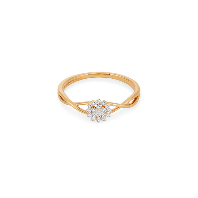 Tanishq 18KT Diamond Finger Ring for Women 