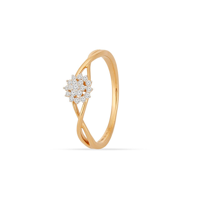 Tanishq 18KT Diamond Finger Ring for Women 2