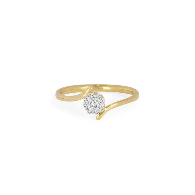 Tanishq 18KT Diamond Finger Ring for Women 