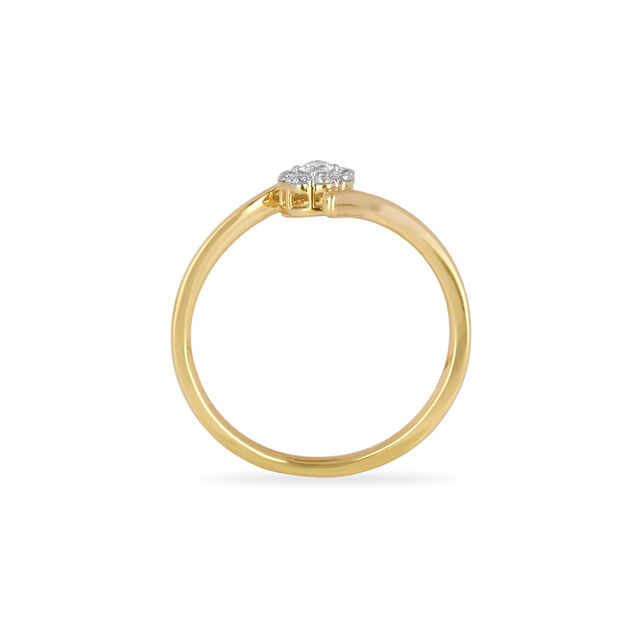 Tanishq 18KT Diamond Finger Ring for Women 3