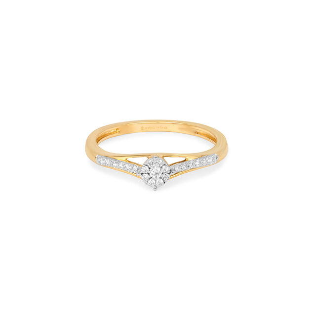 Tanishq 18KT Diamond Finger Ring for Women 