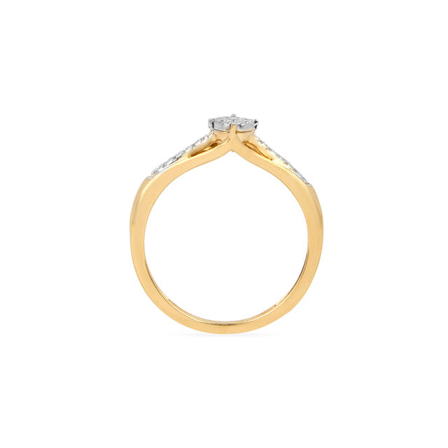Tanishq 18KT Diamond Finger Ring for Women 3
