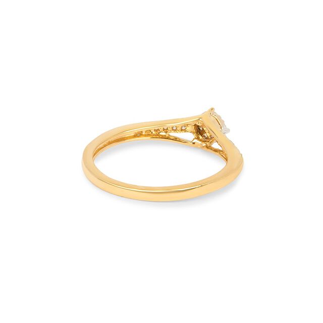 Tanishq 18KT Diamond Finger Ring for Women 4