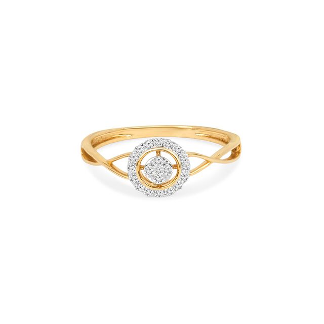 Tanishq 18KT Diamond Finger Ring for Women 