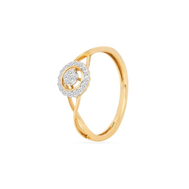 Tanishq 18KT Diamond Finger Ring for Women 2