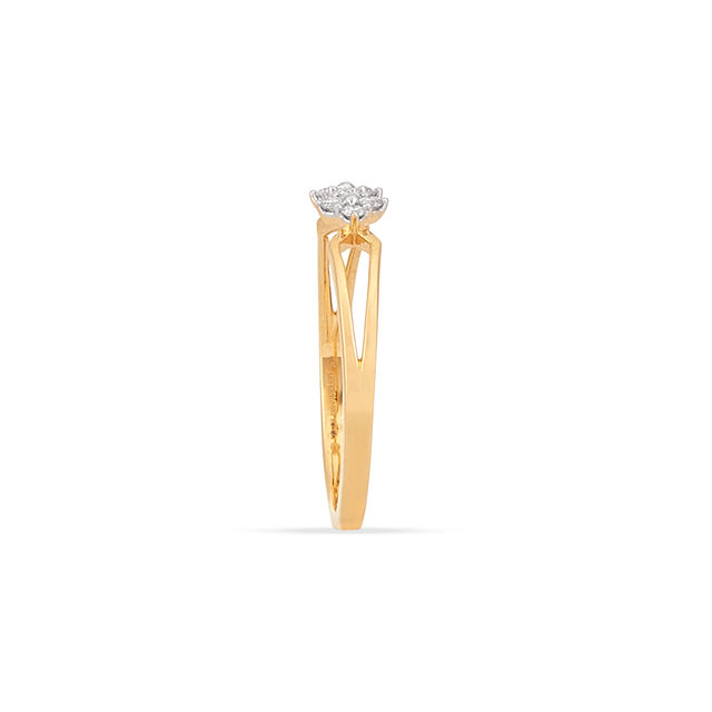 Tanishq 18KT Diamond Finger Ring for Women 3