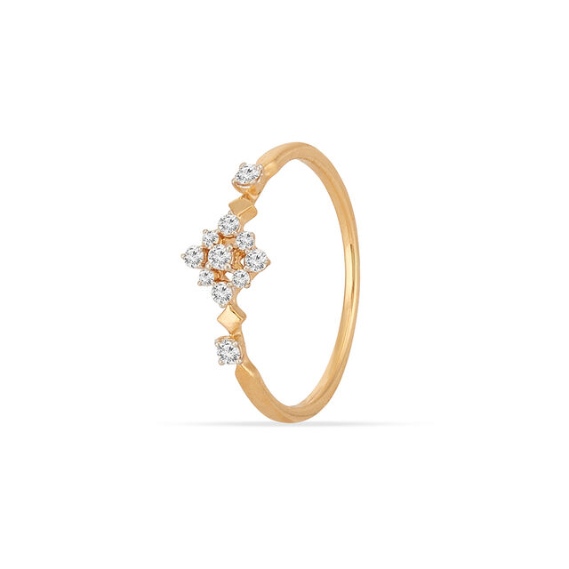 Tanishq 18KT Diamond Finger Ring for Women 2