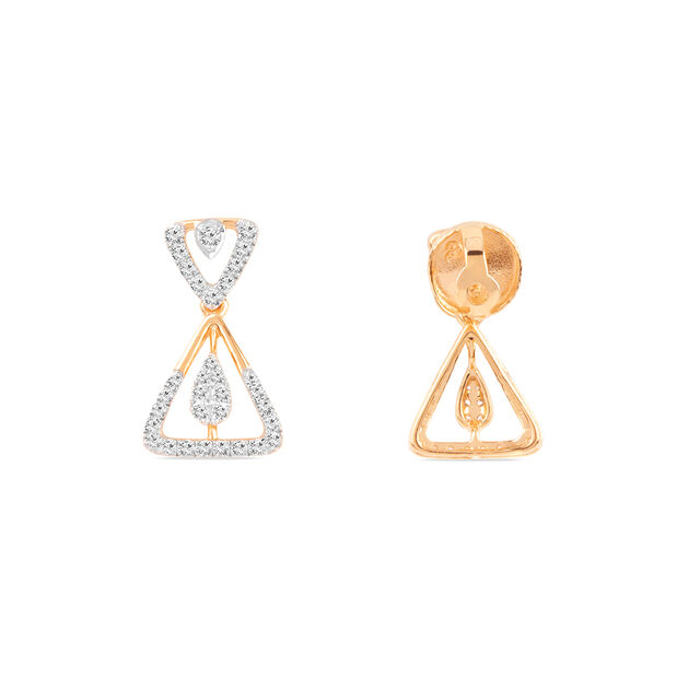 Tanishq 18KT Diamond Earrings for Women 4