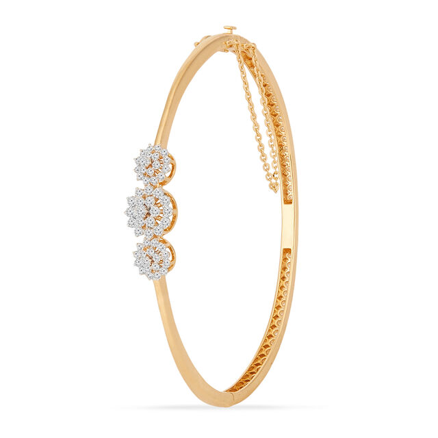 Tanishq 18KT Diamond Bangle for Women 2