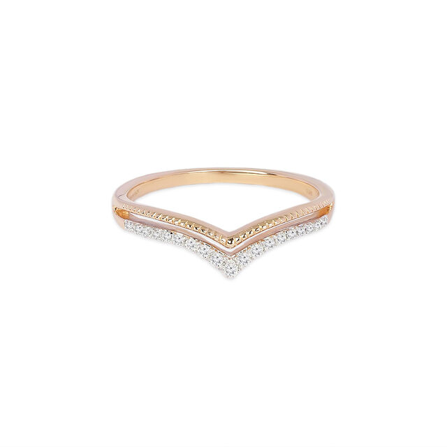 Tanishq 18KT Diamond Finger Ring for Women 