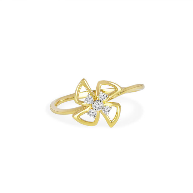 Tanishq 18KT Diamond Finger Ring for Women 