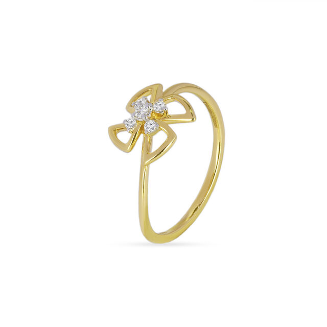 Tanishq 18KT Diamond Finger Ring for Women 2