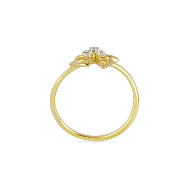 Tanishq 18KT Diamond Finger Ring for Women 3