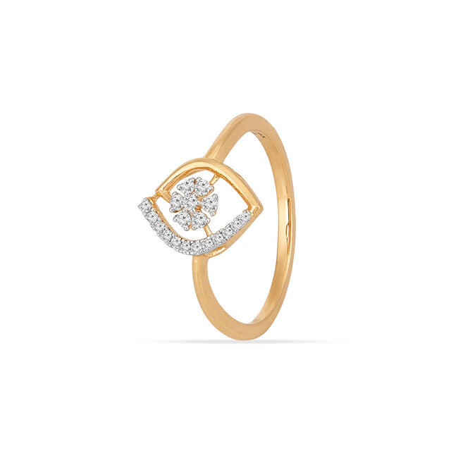 Tanishq 18KT Diamond Finger Ring for Women 2