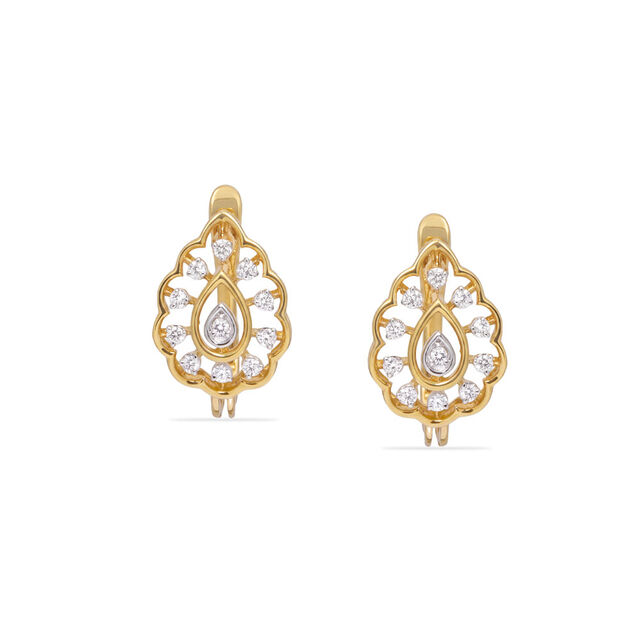 Tanishq 18KT Diamond Earrings 