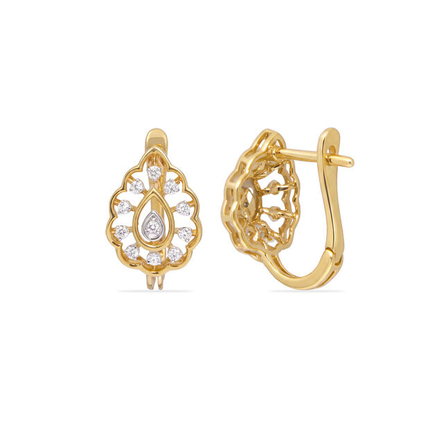 Tanishq 18KT Diamond Earrings 2