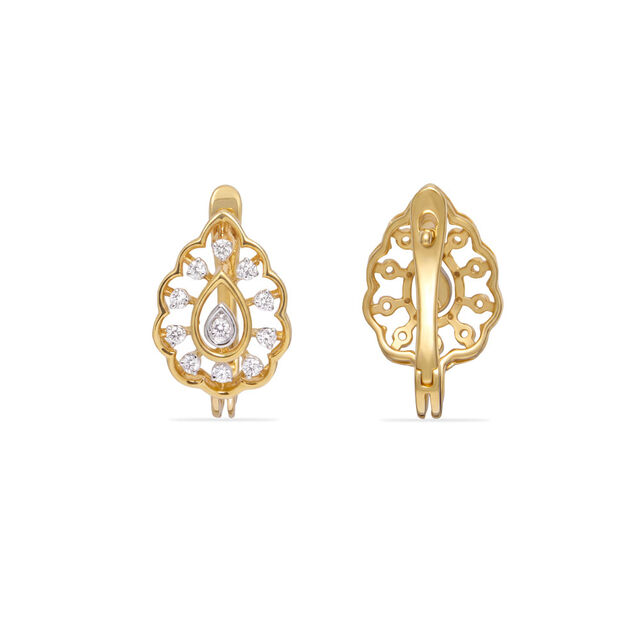 Tanishq 18KT Diamond Earrings 3