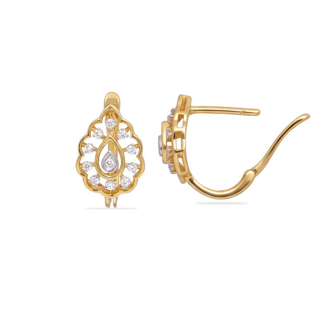 Tanishq 18KT Diamond Earrings 4