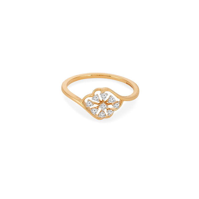 Tanishq 18KT Diamond Finger Ring for Women 