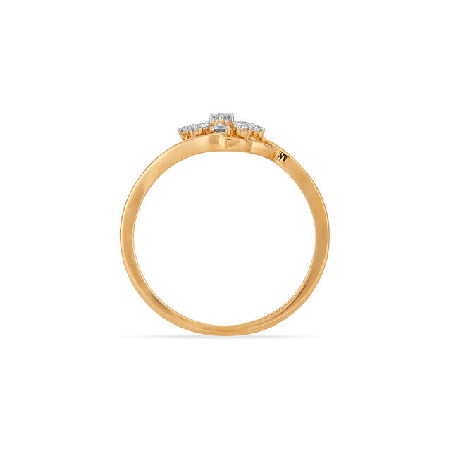 Tanishq 18KT Diamond Finger Ring for Women 4
