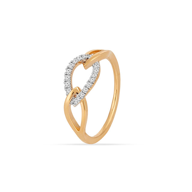 Tanishq 18KT Diamond Finger Ring for Women 2