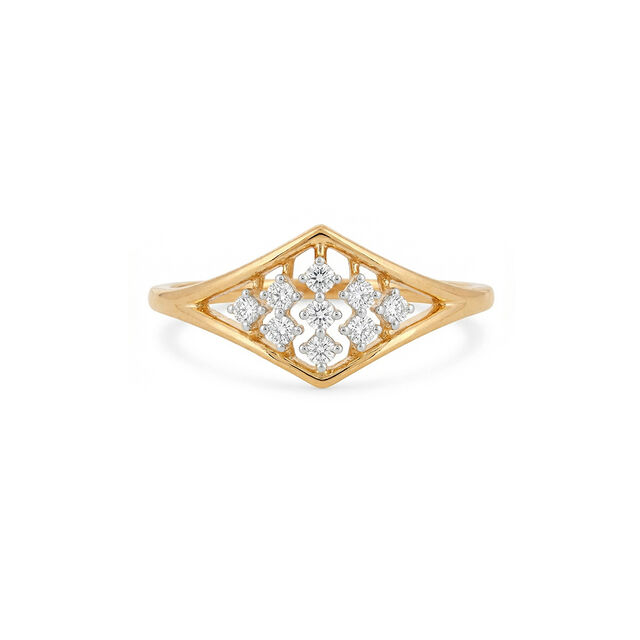 Tanishq 18KT Diamond Finger Ring for Women 