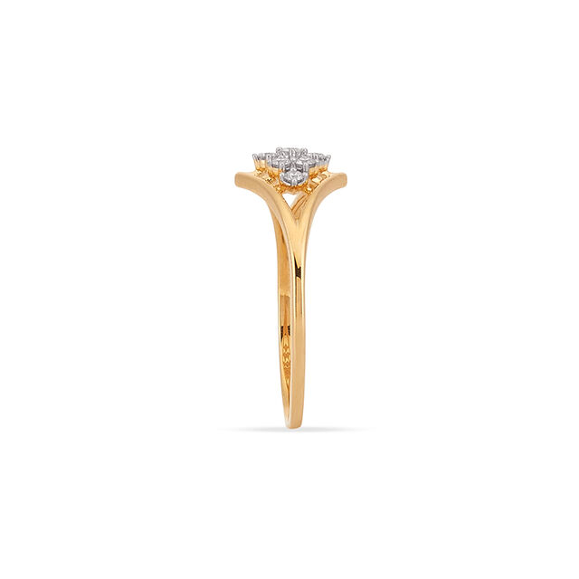 Tanishq 18KT Diamond Finger Ring for Women 3