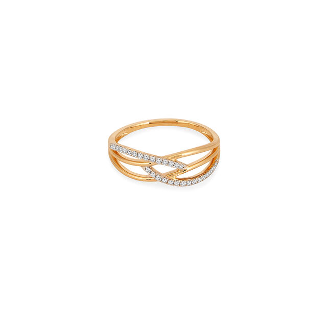 Tanishq 18KT Diamond Finger Ring for Women 