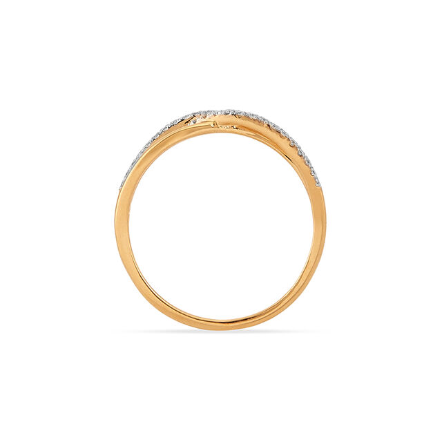 Tanishq 18KT Diamond Finger Ring for Women 4